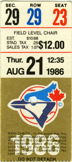 Game #1805 (Aug 21, 1986)