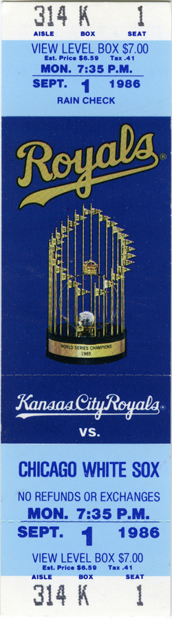 Game #1814 (Sep 1, 1986)