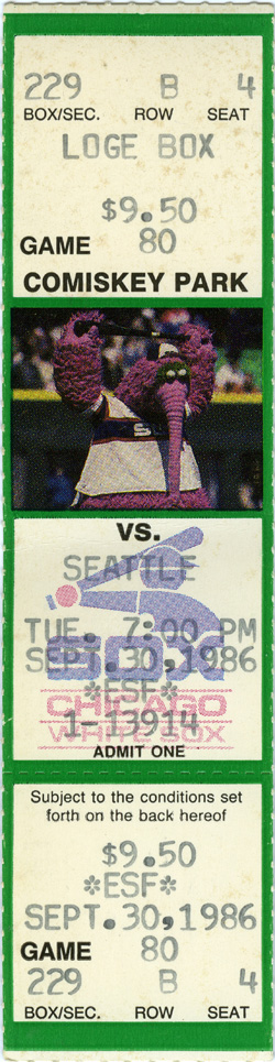 Game #1825 (Sep 30, 1986)