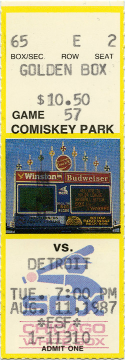 Game #1921 (Aug 11, 1987)