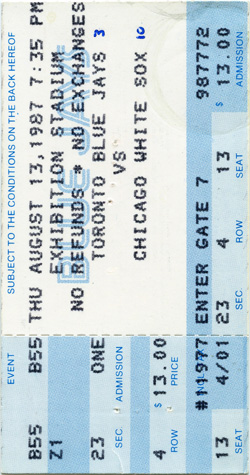 Game #1923 (Aug 13, 1987)