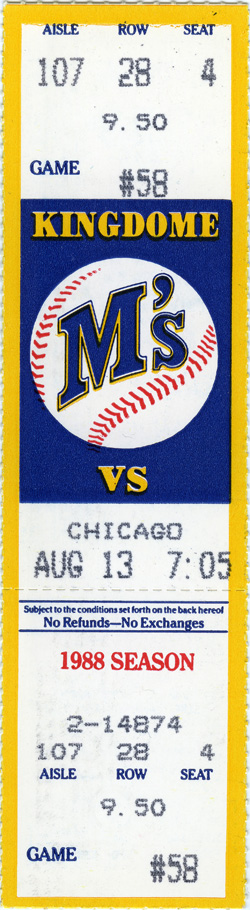Game #2001 (Aug 13, 1988)