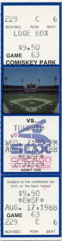Game #2003 (Aug 17, 1988)