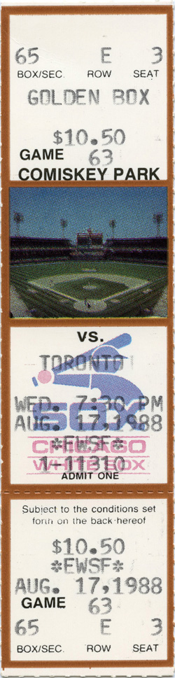 Game #2003 (Aug 17, 1988)
