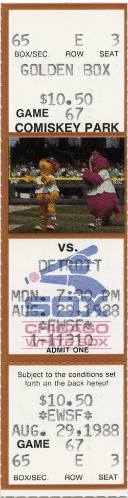Game #2012 (Aug 29, 1988)