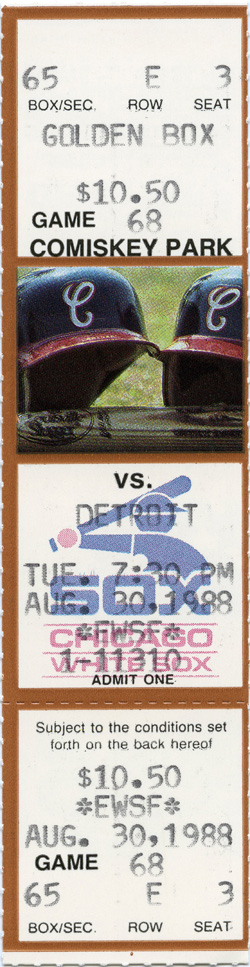 Game #2013 (Aug 30, 1988)