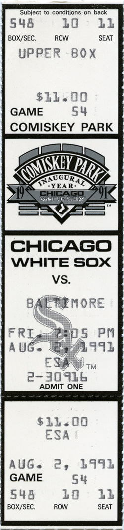 Game #2363 (Aug 2, 1991)