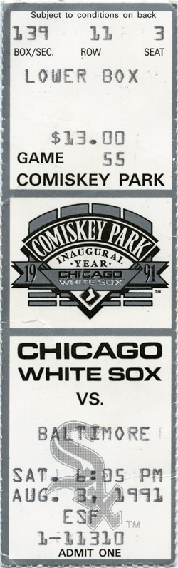 Game #2364 (Aug 3, 1991)