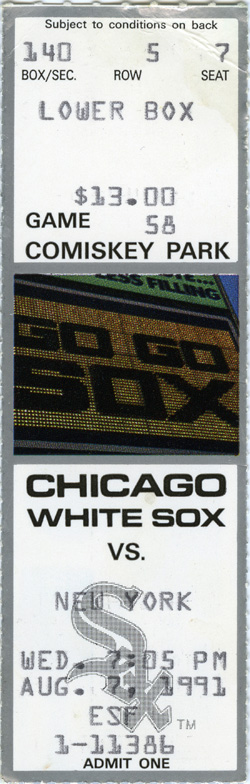 Game #2366 (Aug 7, 1991)