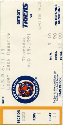 Game #2372 (Aug 15, 1991)