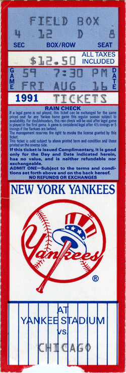 Game #2373 (Aug 16, 1991)