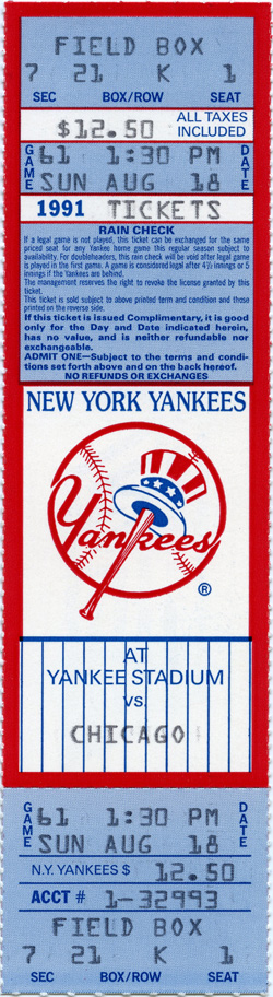 Game #2375 (Aug 18, 1991)