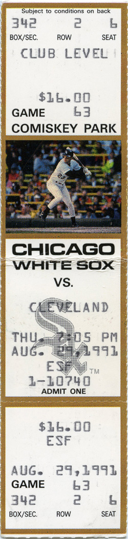 Game #2383 (Aug 29, 1991)