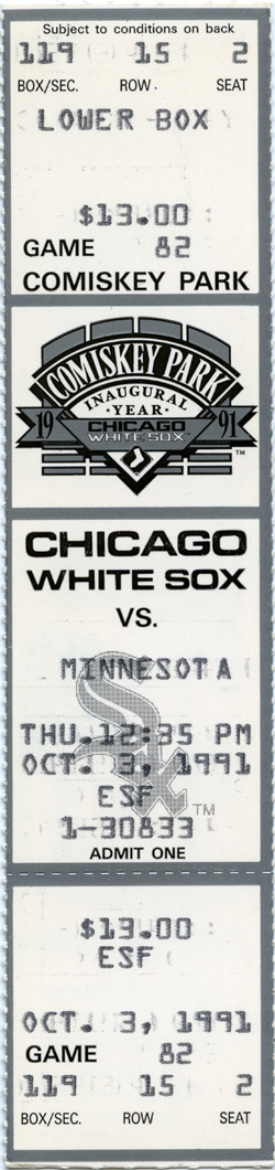 Game #2408 (Oct 3, 1991)
