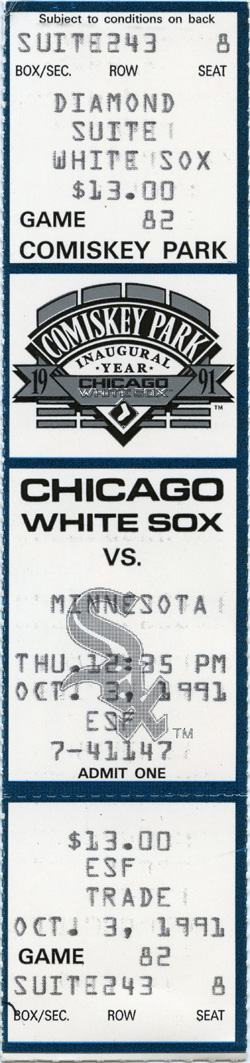 Game #2409 (Oct 3, 1991)