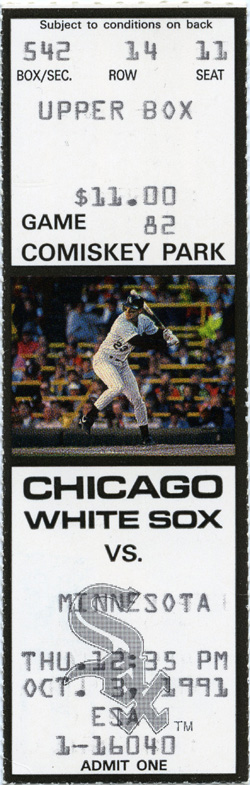 Game #2409 (Oct 3, 1991)